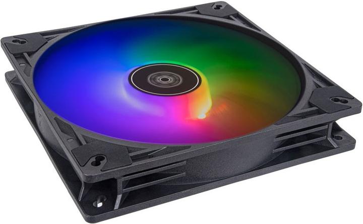 Actual product image Silverstone SST-VS140B-ARGB - VISTA Performance enhanced 140mm PWM ARGB fan, black (140 mm, 1 x)
