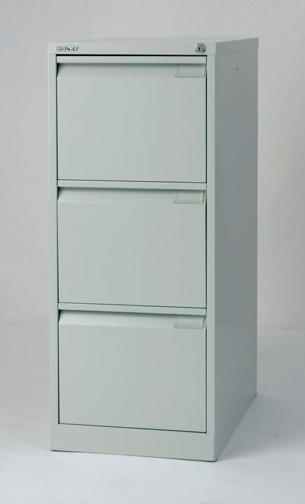 Produktbild Bisley einbahniger Hängeregistraturschrank mit 3 Schubladen (62 x 41.5 x 101.5 cm)