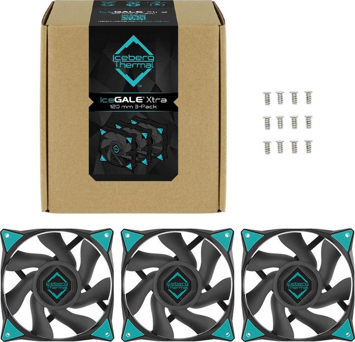 Image du produit Iceberg Thermal IceGALE Xtra - (120 mm, 3 x)
