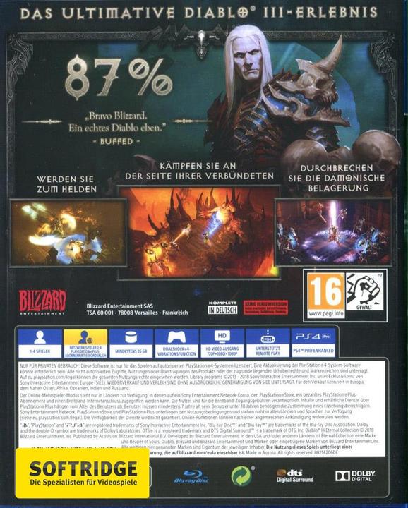 Produktbild Activision Diablo III: Eternal Collection (PS4, DE)