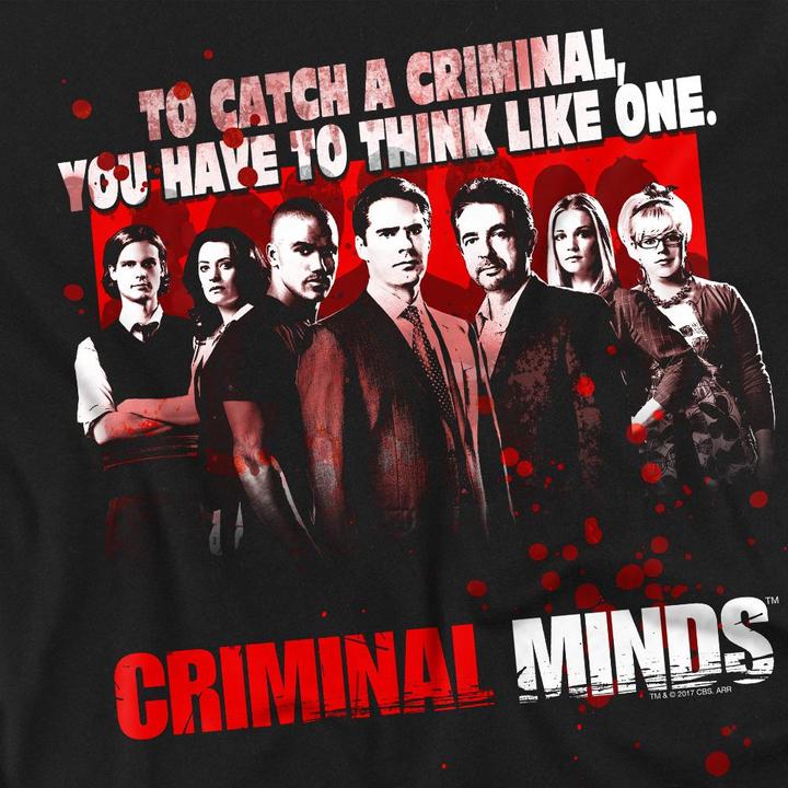 Actual product image Criminal Minds Mens Think Like One T-Shirt (4XL)
