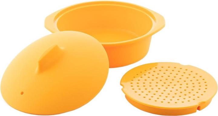 InnovaGoods Steamer for the microwave - Orange (Plastic)