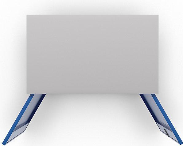 Image du produit eurokraft pro Armoire à tiroirs verticaux, sans cloison médiane, 3 tiroirs, gris clair / bleu (100 cm, 195 cm)