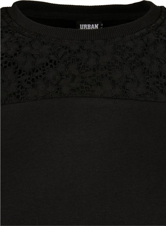 Produktbild Urban Classics Ladies Short Oversized Lace Inset Crew (L)