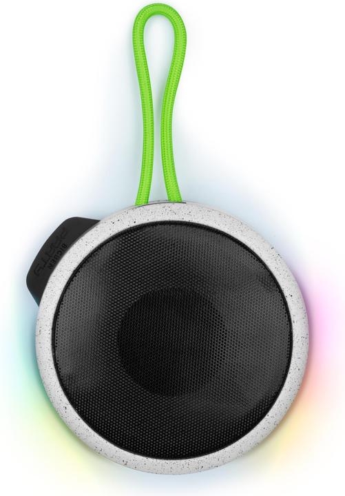 Image du produit Bigben PARTY Nano Enceinte lumineuse sans fil - gris (3 h, Sans source d'énergie externe)