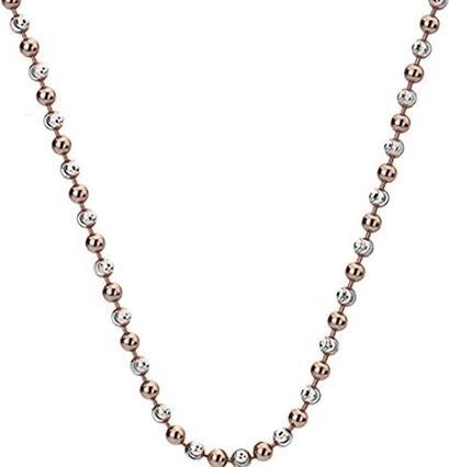 Hot Diamonds Silver chain Emozioni Silver and Rose Gold Bead 45 CH019