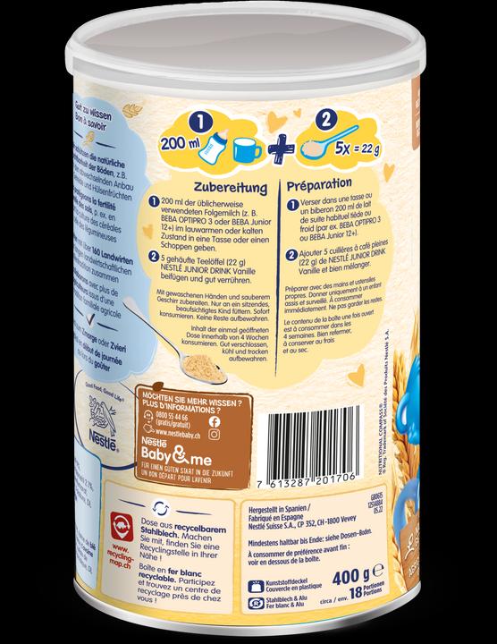 Image du produit Nestlé Junior Drink Vanille (400 g)