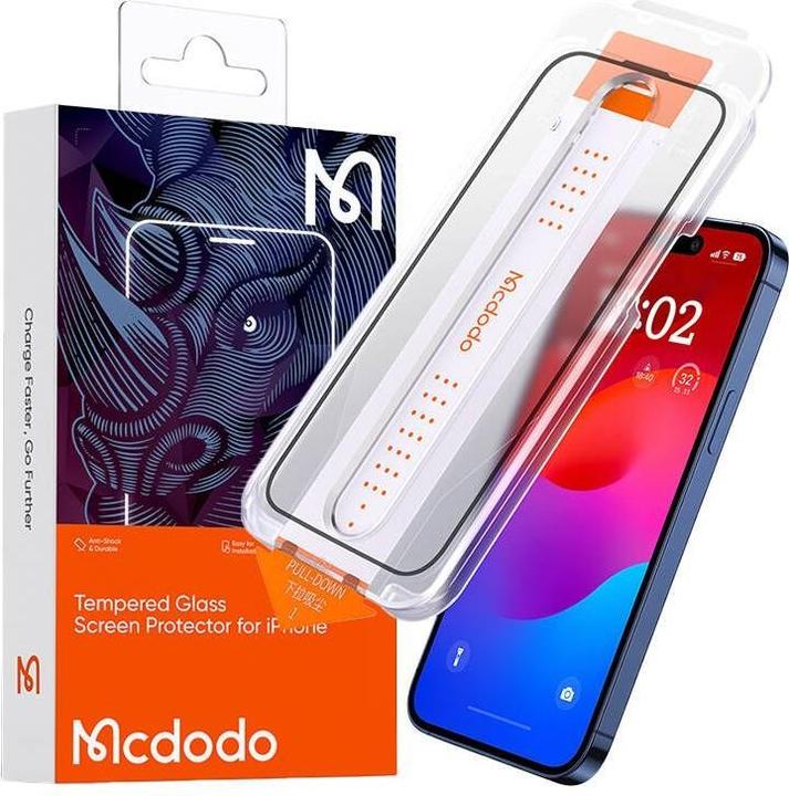 Produktbild Mcdodo PF-5363 Tempered glass for iPhone 15 Pro Max (1 Stück, Apple iPhone 15 Pro Max)