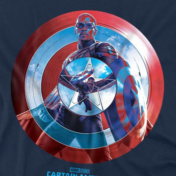 Actual product image Captain America Mens Sam Wilson T-Shirt (S)