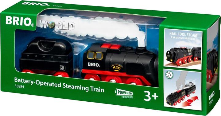Immagine prodotto Brio Locomotiva a vapore a batteria con serbatoio d'acqua