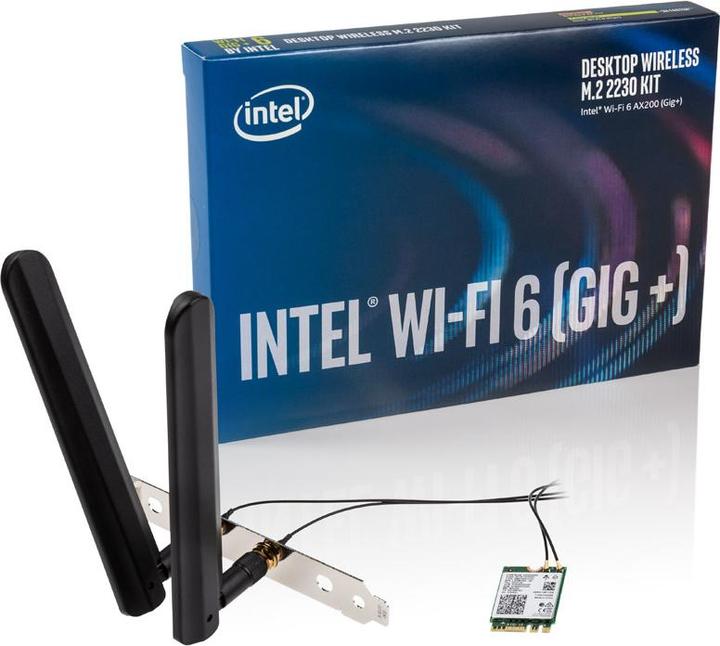 Actual product image Intel AX200 (M.2 A Key)