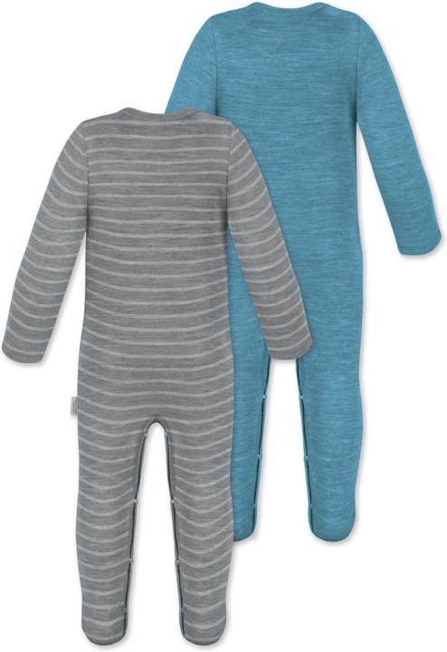 Immagine prodotto Normani Confezione da 2 pezzi di tutina MERINO baby merino "Levin" - 9413 (68)