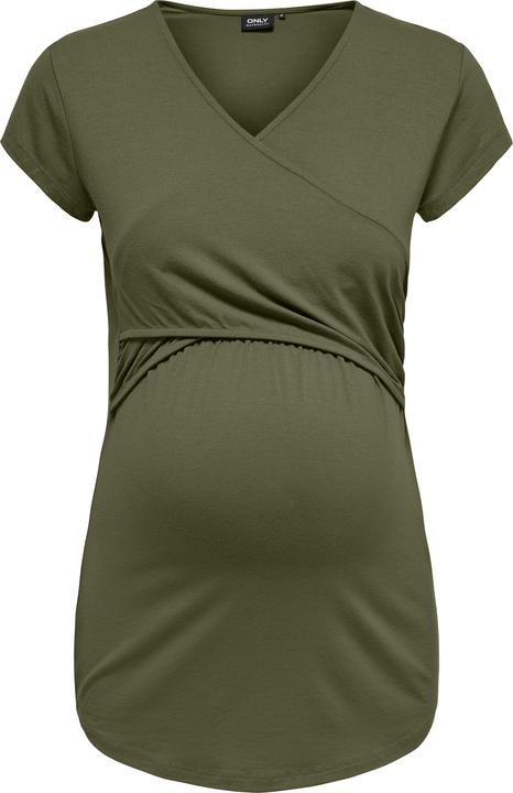 Only Maternity Mama Wickeleffekt Oberteil Top