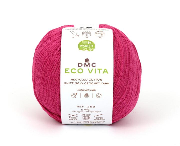 Actual product image DMC Wool Eco Vita 100 g, Pink (250 m)