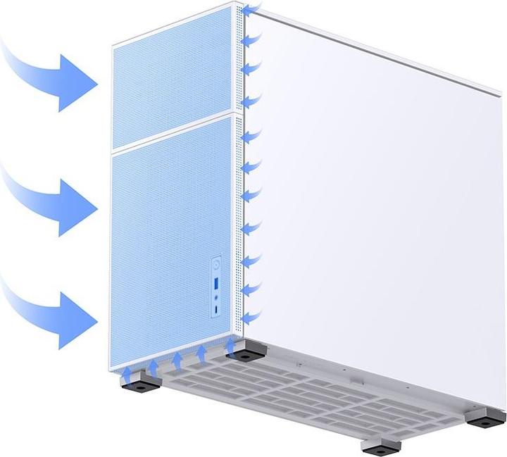 Produktbild Jonsbo D41 MESH White (ATX, mATX, Mini-ITX, Mini-ATX)