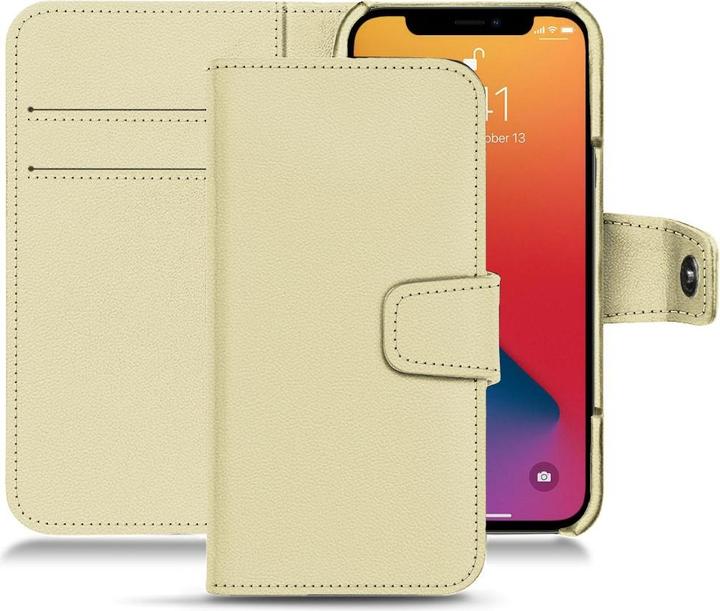 Noreve Lederschutzhülle Wallet (Apple iPhone 13 Pro)