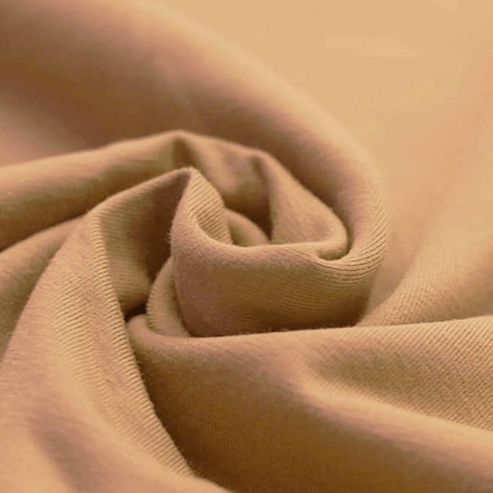 Würfel & Mütze Bio Jersey Uni "Pêche