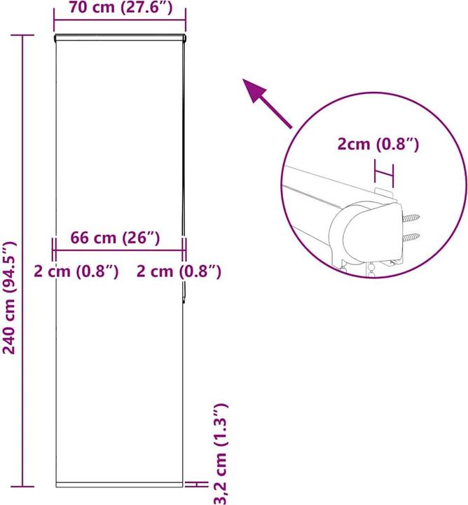 Immagine prodotto VidaXL Marji (70 x 240 cm)