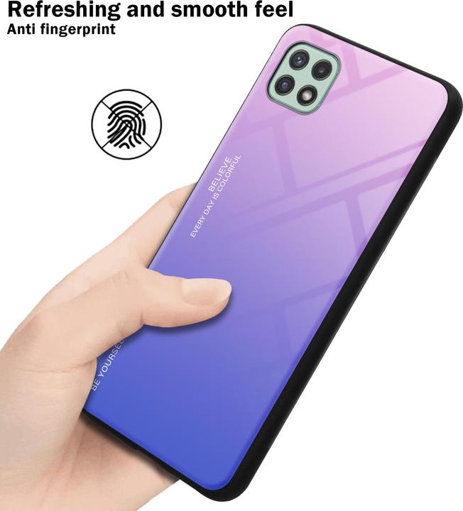 Actual product image Cadorabo TPU 2 colors glass envelope (Samsung Galaxy A22 5G)