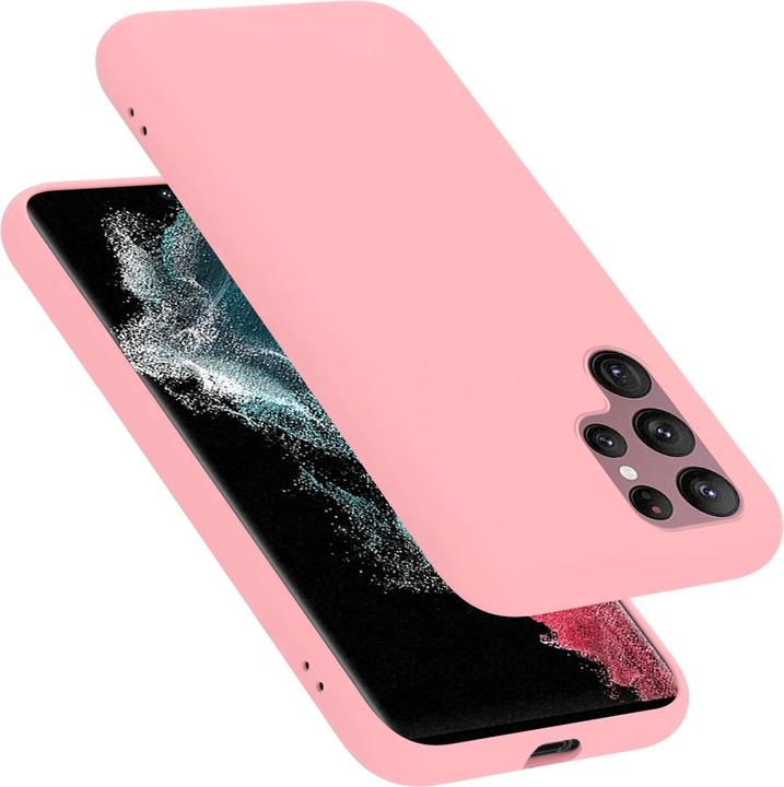 Productafbeelding Cadorabo TPU Vloeibaar Silicone Hoesje (Samsung Galaxy S22 Ultra)