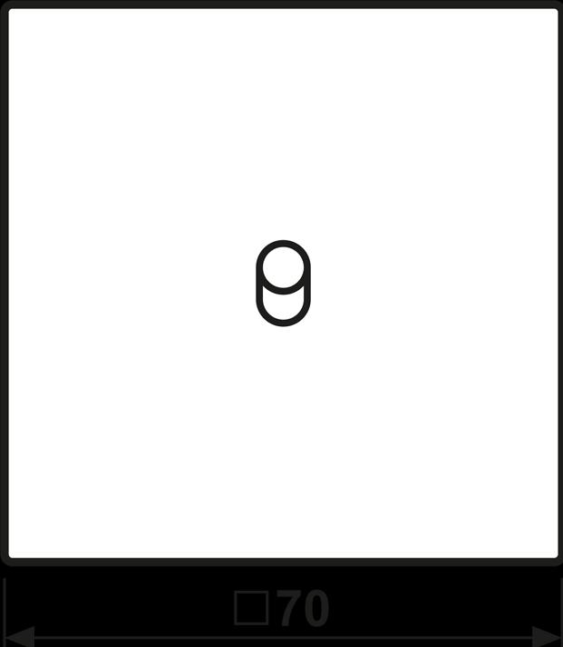 Immagine prodotto JUNG Copri interruttore LS 1912 alu AL12-0R0