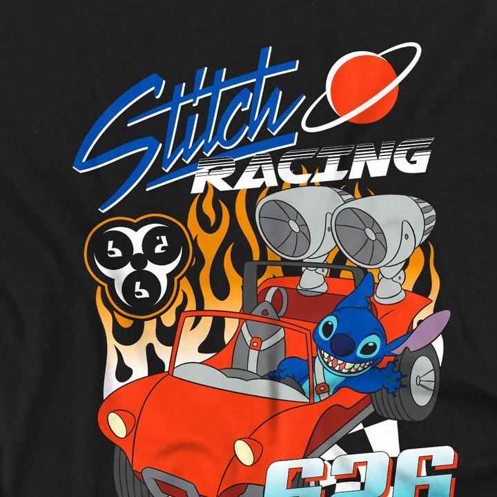 Actual product image Lilo & Stitch Childrens/Kids 626 Racing T-Shirt (116)
