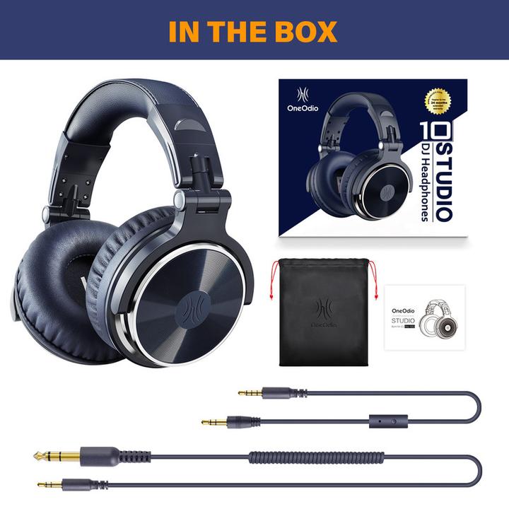 Actual product image OneOdio Headphones Pro10 blue (Cable)