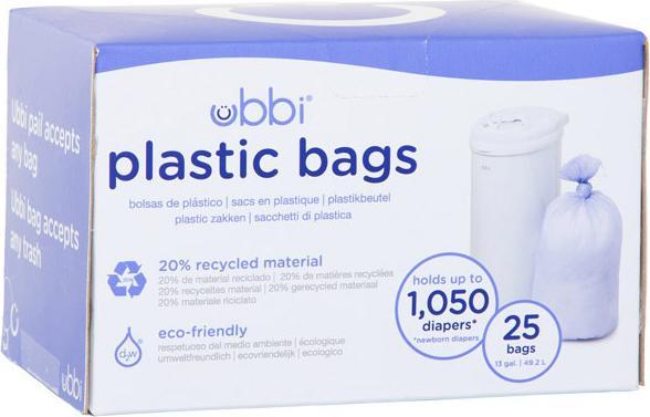 Actual product image Ubbi Plastic bag 25 pcs.