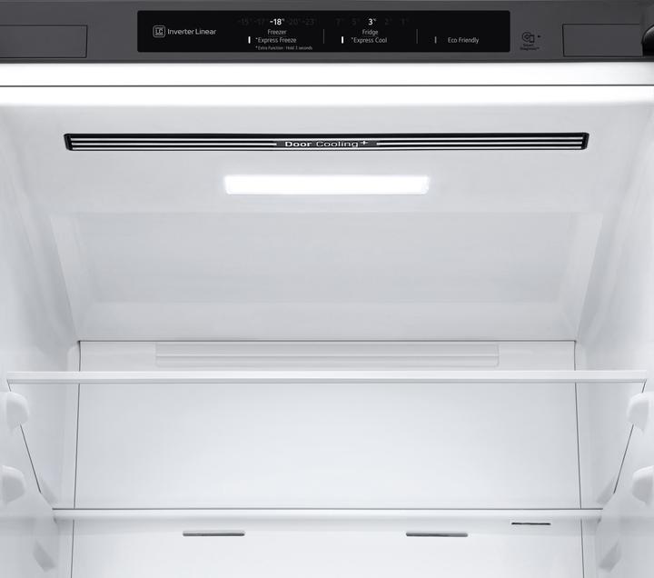 Actual product image LG GBB61PZGFN Front: Steel, height 186 cm (341 l)