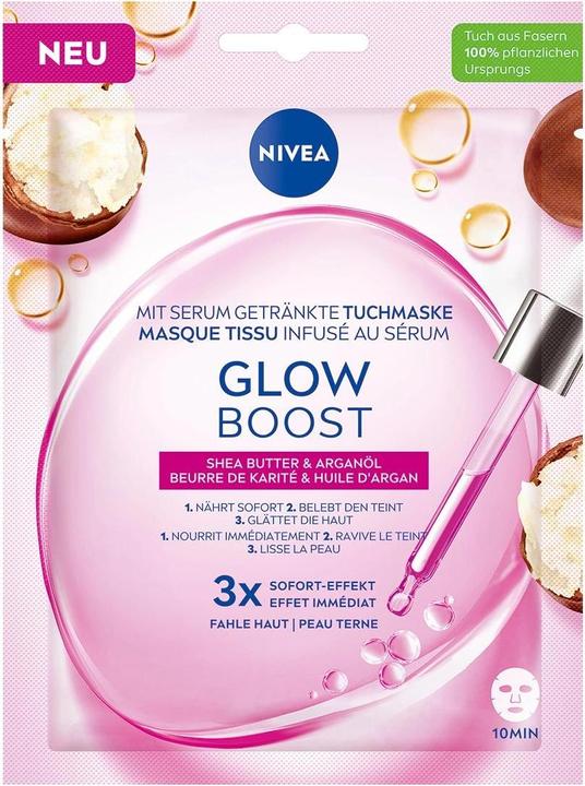 Produktbild NIVEA Glow Boost Tuchmaske (204 ml)