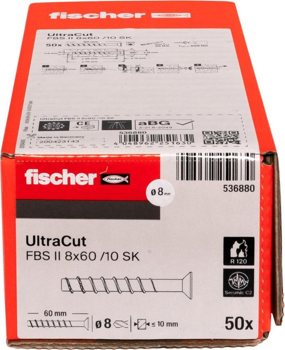 Actual product image Fischer Concrete screw (50 pcs.)