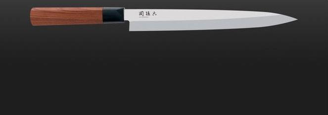 Actual product image Kai Seki Magoroku Red Wood Yanagiba (23 cm)