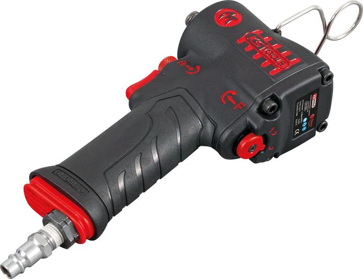 Produktbild KS Tools miniMONSTER Hochleistungs-Druckluft-Schlagschrauber, Soft-Grip-Griff, 3/8" (Druckluft)