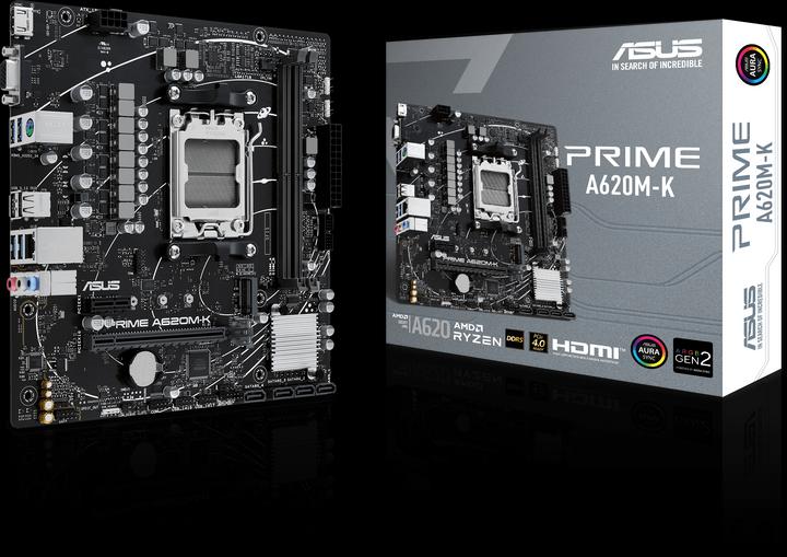 Actual product image ASUS PRIME A620M-K (AM5, AMD A620, mATX)