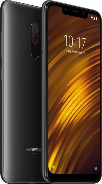 Xiaomi Pocophone F1 (64 GB, Graphite Black, 6.18", Hybrid Dual SIM, 12 Mpx, 4G)