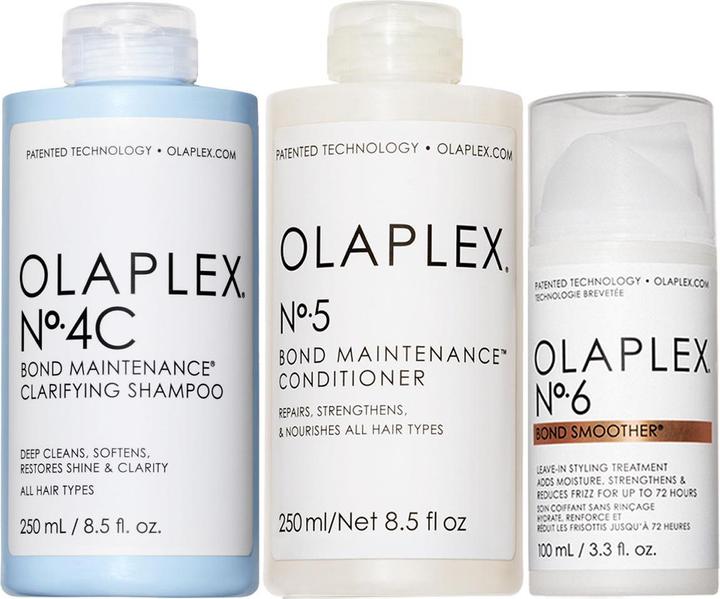 Produktbild Olaplex Trio Repair Set No.4C Shampoo + No.5 Conditioner + No.6 Leave In (Haarpflege set)