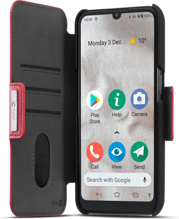Doro Wallet Case (red) for 8100 (Doro 8100)