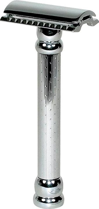 Actual product image Dovo 9047001 Straight razor, long handle, chrome-plated, straight cut