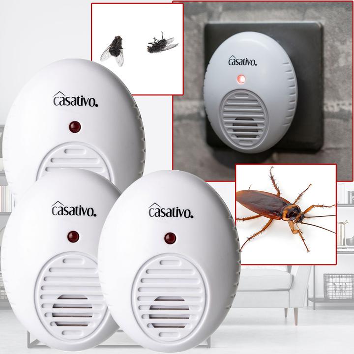 Immagine prodotto Casativo Set di 3 repellenti a ultrasuoni per la presa di corrente