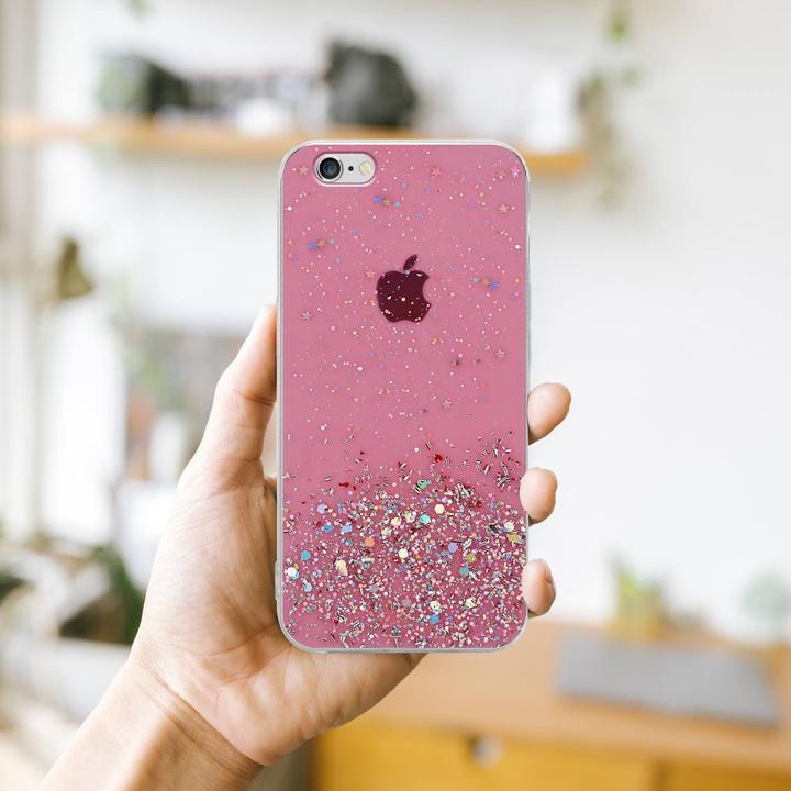 Actual product image Cadorabo TPU cover sparkling glitter (Apple iPhone 6 Plus)