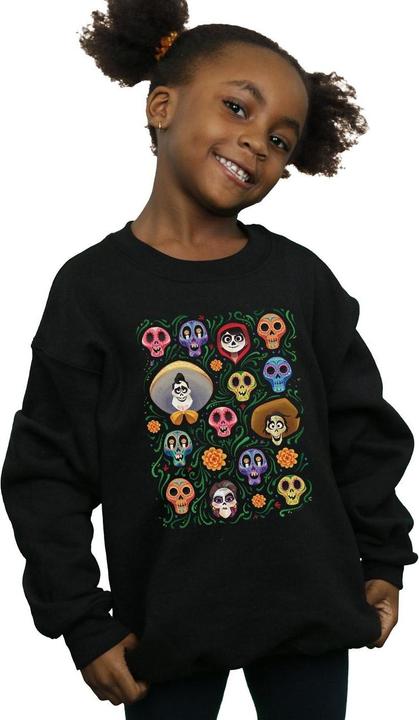 Produktbild Disney Coco Heads Pattern Sweatshirt Mädchen (104)