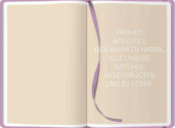 Actual product image Tagebuch Flieder (A5, Lined)