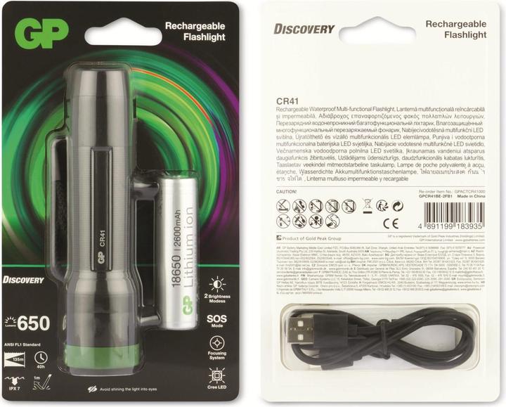 Immagine prodotto GP Discovery GP Discvery CR41 (13.50 cm, 650 lm)