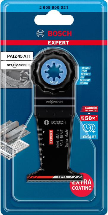 Produktbild Bosch Professional Zubehör EXPERT MetalMax PAIZ 45 AIT Blatt für Multifunktionswerkzeuge, 45 mm