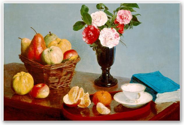 Produktbild Trenddeko Fantin-Latour - Stillleben (100 x 70 cm)