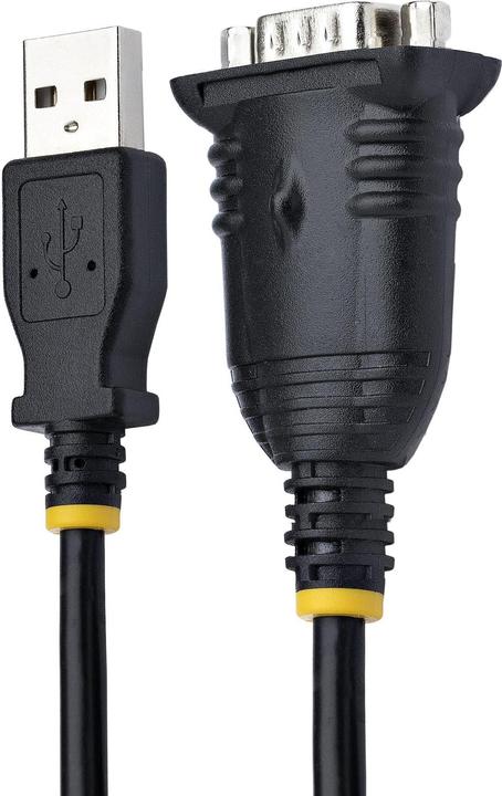 Image du produit StarTech com 3ft (1m) USB to Serial Cable, DB9 Male RS232 to USB Converter, Prolific IC, USB to Seri (0.91 m)
