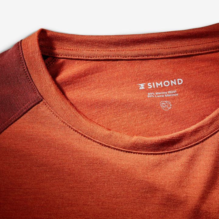 Immagine prodotto Simond T-Shirt Herren Merinowolle - Merino Resist braun (S)