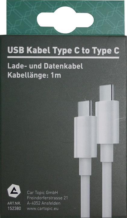 Actual product image Lipo Charging cable USB C to USB C
