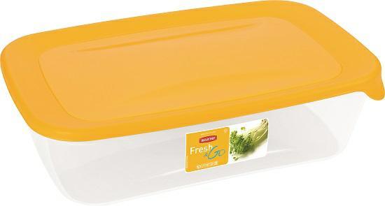 Image du produit Curver „Fresh&Go“ Lebensmittelbehälter, Rechteckig 1L /Gelb/ Transparent (1 l)