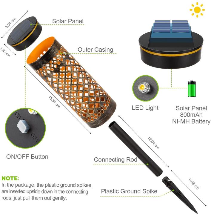 Produktbild Neemo 4 Stück Solarleuchten